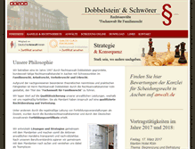 Tablet Screenshot of dobbelstein-rechtsanwaelte.de